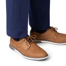 Men's Casual Oxfords Sneaker For Business Formal Dress Brown Shoes - màu nâu - Xem 6