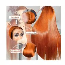 200% Density 34 Inch 13x6 HD Ear To Ear Lace Front Wig And 5*5 Lace Closure Wig Pre-Plucked With Baby Hair Transparent Knots Straight Virgin Hair Instant Wear 5x5 No Glue Wig For Women Natural Black - S350 - View 9