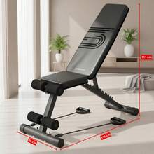 Banqueta Multifuncional Consport 5 em 1 Compacta Versátil e Ideal para Treinos em Casa - Preto - Visão 4