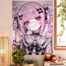 Jirai Kei Fashion Beautiful  Colorful Tapestry Wall Hanging Bohemian Wall Tapestries Mandala Wall Hanging Sheets(6).Jpg - 1PC - 查看 1