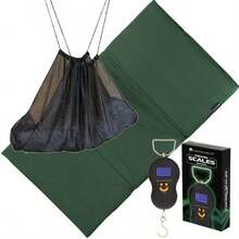 Carp Fishing Care Unhooking Mat Set With Weighing Sling And LCD Digital Scale - 100 X 60 X 1 cm - View 3