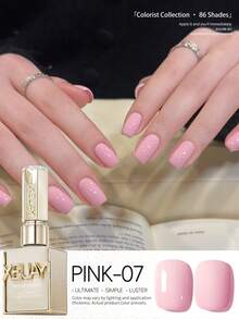 XEIJAYI 1pc 15ml Glossy Gel Nail Polish Soak Off LED Cured, Perfect For DIY Manicures & Salon Quality Home Use, Ideal Gift For Women - 彩色 - 查看 12