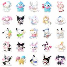 SANRIO 50 miếng dán 3D - Hình hoạt hình dễ thương Hello Kitty/My Melody & Mochi - Chống nước cho ốp điện thoại - 50 cái - Xem 4