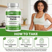 [Local Warehouse] Chaobig - Thermogenic Curve - Acai Fruit, Green Tea Leaf, Garcinia Cambogia, Blood Grapefruit, Guarana Fruit Dry Ext And Willow Bark - Dietary Supplement - Ideal For Women And Men - Packaging May Vary - Thermogenic Cruve Best - 查看 6