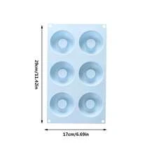 6-Cavity Silicone Non-Stick Donut Mold, Suitable For Making Donuts, Muffins, Cakes - Cake Mold - View 3