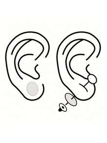 500/300/100pcs Ear Lobe Support Stickers, Invisible Earring Stickers, Ear Sticker Earring Protector, Heavy Earring Stabilizer, Prevent Ear Lobe Stretching Or Tearing, Transparent Invisible Ear Lobe Protector, Suitable For Long-Term Earring Wear, Small Business Supplies - View 8
