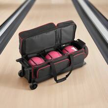 Accesorios de bolos - Schwarz-Rot, 3 bolas - Ver 9