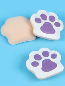 1个猫爪时尚气垫粉底液，棉花糖粉扑，干湿两用气垫粉扑 - 彩色 - 查看 7