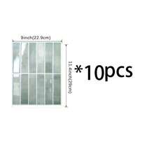 1/10/30pcs Green Brick Patterned Faux Ceramic Tile Stickers, Removable Waterproof Wall Decals For Living Room, Kitchen, Bathroom, Zellige Style - Mint Green - View 7