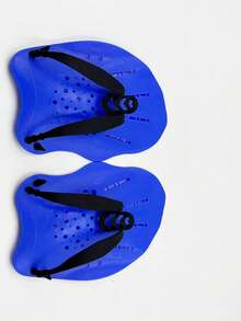 1 双贴合人体曲线的游泳蹼状手套，可调节绑带游泳训练蹼状手套，男女通用，适合男士、女士和青少年 - 彩色 - 查看 11