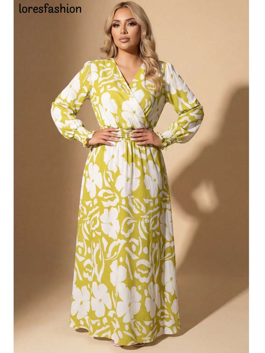 Women Short Dresses - Lime Green - View 1