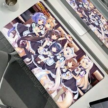 XXL Gamer Computer Desk Mat Nekopara Mouse Pad Cute Anime  Mousepad Carpet Office Laptop Mousemat Desktop Table Mat 900x400 - N1 - 查看 34
