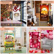 4Pcs Wedding Sign Stand, 68.9inch Adjustable Wedding Sign With Leather Sign Hanging Straps, Durable Metal Easel Stand For Wedding Welcome Signs, Seating Charts, Ceremony & Reception Decor - Golden Advertising Stand Combination - View 8