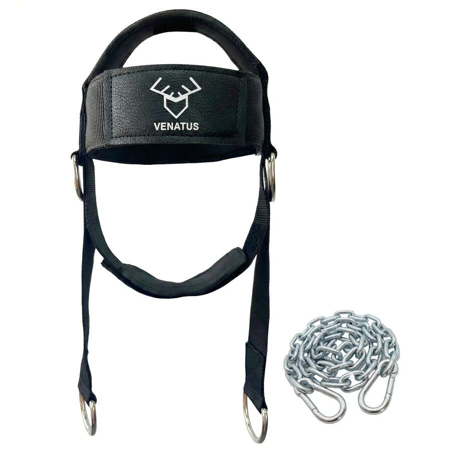Venatus Neck Exercise Harness - Strength And Endurance Training - Black - View 1