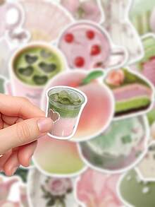 50pcs Early Summer Girl's Dream Sticker Suitcase Phone Case Notebook Skateboard - Early Summer Maiden - View 6