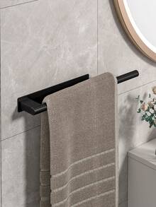 1个浴室毛巾杆，壁挂式，承重力强，现代家居装饰毛巾架，适用于浴室或厨房墙面，浴室配件，公寓必备 - 彩色 - 查看 4