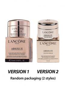 Lancôme 兰蔻【迷你装】小黑瓶眼霜 5ml | 减少皱纹，抚平细纹 | 一款奢华抗衰老眼霜，有效改善包括鱼尾纹、皱纹和眼袋在内的6大眼部问题。【随机包装（3款）】 - ABSOLUE 5ml - 查看 3