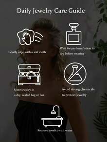 Lightweight Luxury Geometric & Textured Bead Combination Necklace, Suitable For Daily Commute And Party Occasions - Yellow Gold - View 8