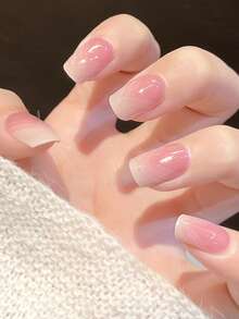 Halvhärdade gelnagelremsor, 20 st. långvariga nagelband i salongskvalitet, enkla att applicera och ta bort med UV-ljus. - Babyrosa - Visa 5