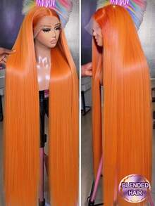 200% Density 34 Inch 13x6 HD Ear To Ear Lace Front Wig And 5*5 Lace Closure Wig Pre-Plucked With Baby Hair Transparent Knots Straight Virgin Hair Instant Wear 5x5 No Glue Wig For Women Natural Black - S350 - View 2