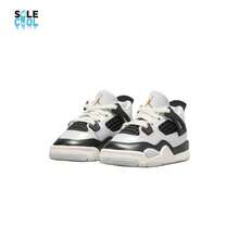 Nike Air Jordan 4 Retro TD Toddler Platinum Gold Shoes FZ8584-070 - 彩色 - 查看 3