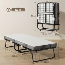 HOMCOM Beds - White - View 7