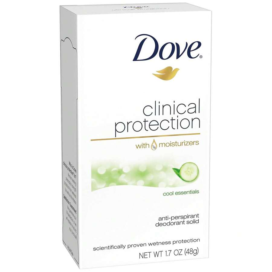 Dove Clinical Protection Antiperspirant Deodorant, Cool Essentials 1.7 Ounce - Cucumber - View 1