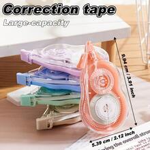 高容量修正带（糖果色），可伸缩修正带，适用于考试，光滑修正带，可靠的液体纸胶带橡皮擦，学校办公用品 - 套裝 - 查看 4