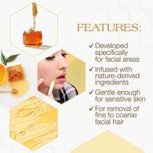 GiGi Facial Honee Wax - Hair Removal Soft Wax For Face And Delicate Skin, 14 Oz - ColorF - View 4