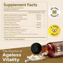 Revernal NMN de Alta Pureza - 1000mg por porción, Suplemento Revitalizador Celular 10 en 1, 120 Cápsulas - 3 botellas - Ver 7