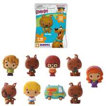 1pc Warner Bros. Official Licensed Surprise Box Collectible 3D Figurine Statue Of Shaggy, Velma, Fred, Daphne, Great Birthday Gift - Multicolor - View 3