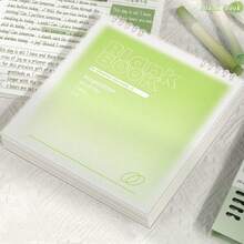 渐变色方格活页笔记本，60张/120页，可拆卸螺旋装订，适合学校、办公室、日记或作为节日礼物 - 方形 - 查看 8