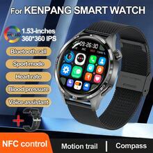 KENPANG2025 New Men's Sports & Fitness Smart Watch, 1.53" AMOLED Screen, Wireless Calling, Voice Assistant, Compass, Altimeter, Multiple Sports Modes, NFC Access, Women's Heart Rate/Sleep Fitness Tracker, Men's Sports & Fitness Smart Watch GT5pro Elegant Gift, Upgraded From GT4, Compatible With Android/IOS, Great Gift - Multicolor - View 15