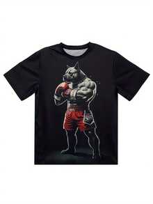 Men T-Shirts - Black - View 8