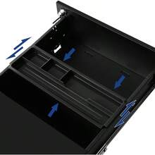 Filing Cabinets - Black - View 7