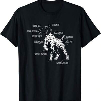 Anatomy Of A German Shorthaired Pointer GSP Dog Lover Gift Unisex T-Shirt