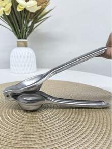 1pc New Stainless Steel Manual Lemon Juicer, Multifunctional Home Fruit Squeezer, Pressing Equipment - Multicolor - View 12