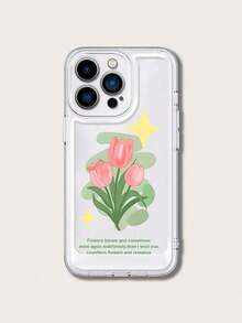 Tulip Pattern Phone Case,Phone Case  14,Cover,Fundas Para , 14 Cases,Case  16 Pro,Funda Para  17 Pro - kiểu 1 (1 cái) - Xem 4