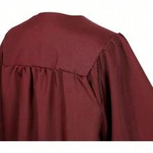 2026 Unisex Matte Graduation Gown And Cap Set With Tassel For Middle High School Bachelor - Maroon - View 3