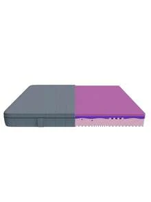 Cecotec Matelas en mousse viscoélastique Flow Genuine + 90x190 | 3 couches pour confort optimal | Fermeté élevée avec âme en mousse HRC2+ | Technologie MorphoAdapt+ s'adaptant au corps | Housse SoftFresh & EasyClean respirante et lavable | Régulation thermique idéale toute l'année | Prévention des acariens et bactéries - Multicolore - Voir 1