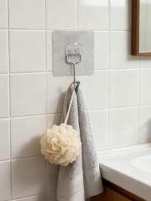 10 Pack Heavy Duty Adhesive Wall Hooks, Waterproof Rustproof Stainless Steel Sticky Hooks, No Drill Strong Hanging Hooks For Bathroom Kitchen Home Organization - Multicolor - View 9