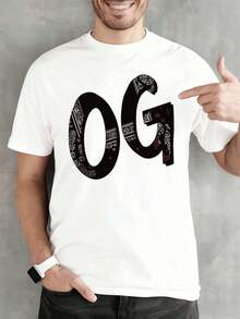 T-shirts pour hommes - Blanc - Voir 1