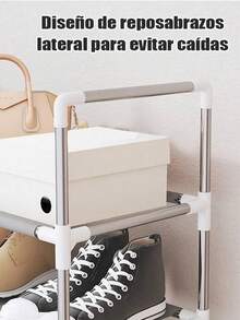 Foldable Shoe Rack For 27 Pairs, 9 Tiers, Stainless Steel Shoe Organizer Rack, Easy Assembly, Sturdy, Practical Home Shoe Organizer, Space-Saving Plastic Shoe Rack, For Storing And Keeping Shoes - 7th Floor - View 7