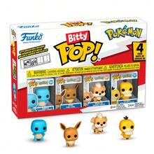 包含4個Bitty POP寶可夢玩偶的吸塑包裝，內含傑尼龜和一個驚喜Funko玩偶 | 粉絲和收藏家的迷你收藏 ✅  出售您喜愛的品牌 | Nike | Adidas | 24/72小時送達西班牙大陸 - 彩色 - 查看 1