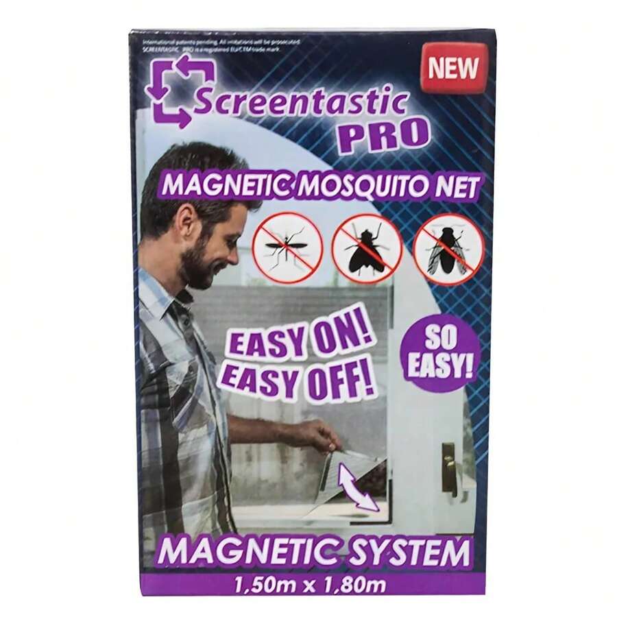 1 rollo de mosquitera autoadhesiva para ventana - B - Ver 1