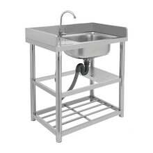 YUNRUX Kitchen Sinks - Silver - View 6