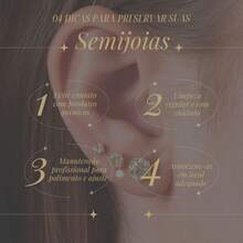 3 Pairs Of Women's Stud Earrings In Gold With Cubic Zirconia, 18k Gold Plated Costume Jewelry - 金色 - 查看 6
