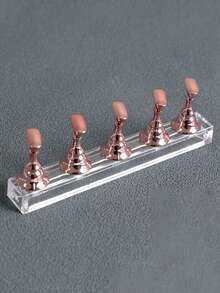 亚克力美甲练习架，美甲棋盘式指甲板展示架，美甲板展示架，亚克力底座，美甲练习架，美甲展示架，指甲板支架 - 彩色 - 查看 9