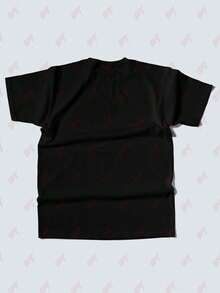 Tall T-Shirt Grid Black Gaming Tee - Black - View 4