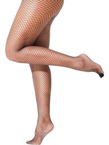 Versatile Fishnet Tights In Black | Delicate Sheer Mesh, From Desk To Dinner To Relaxing - Black - View 4